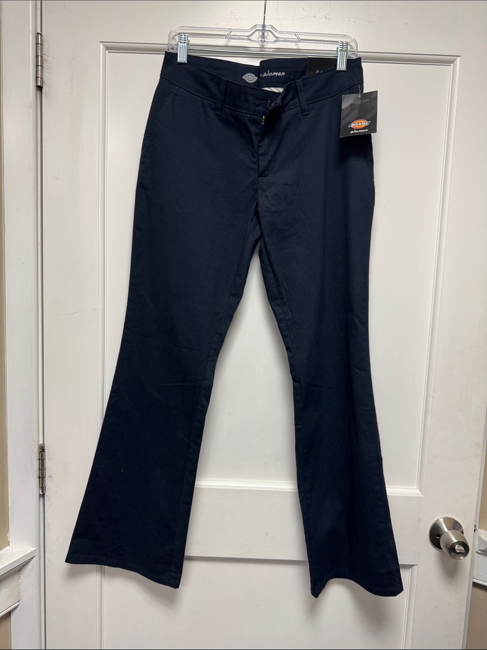 Dickies Women's Dark Navy Flare Work Pants